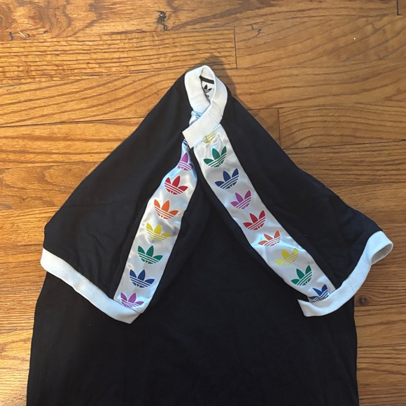 Adidas Love Unites T-shirt with Rainbow Logo Trim - Picture 2 of 7